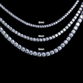 Moissanite Tennis Chain 925 Silver
